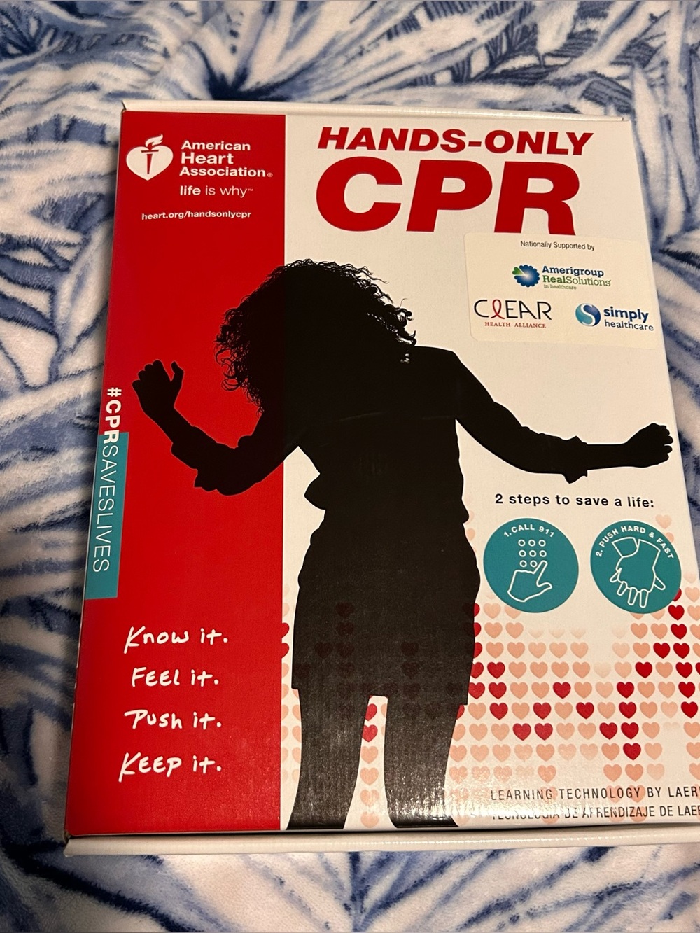 New in Box Hands-Only CPR Kit
